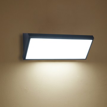 Brilagi - LED-Außenwandleuchte TRIANGLE/42W/230V 3000/4000/6500K schwarz IP65