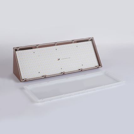 Brilagi - LED-Außenwandleuchte TRIANGLE LED/42W/230V 3000/4000/6500K braun IP65