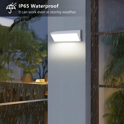 Brilagi - LED-Außenwandleuchte TRIANGLE LED/42W/230V 3000/4000/6500K weiß IP65