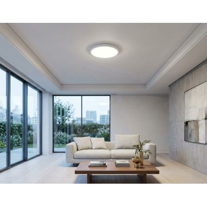 BRILAGI - LED-Badezimmer-Deckenleuchte ZENNA LED/18W/230V Ø 29,5 cm IP44 weiß