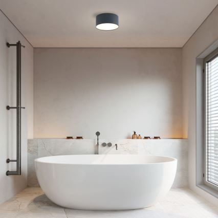 Brilagi - LED-Badezimmer-Deckenleuchte FORIS LED/14W/230V Ø 12 cm Anthrazit IP44