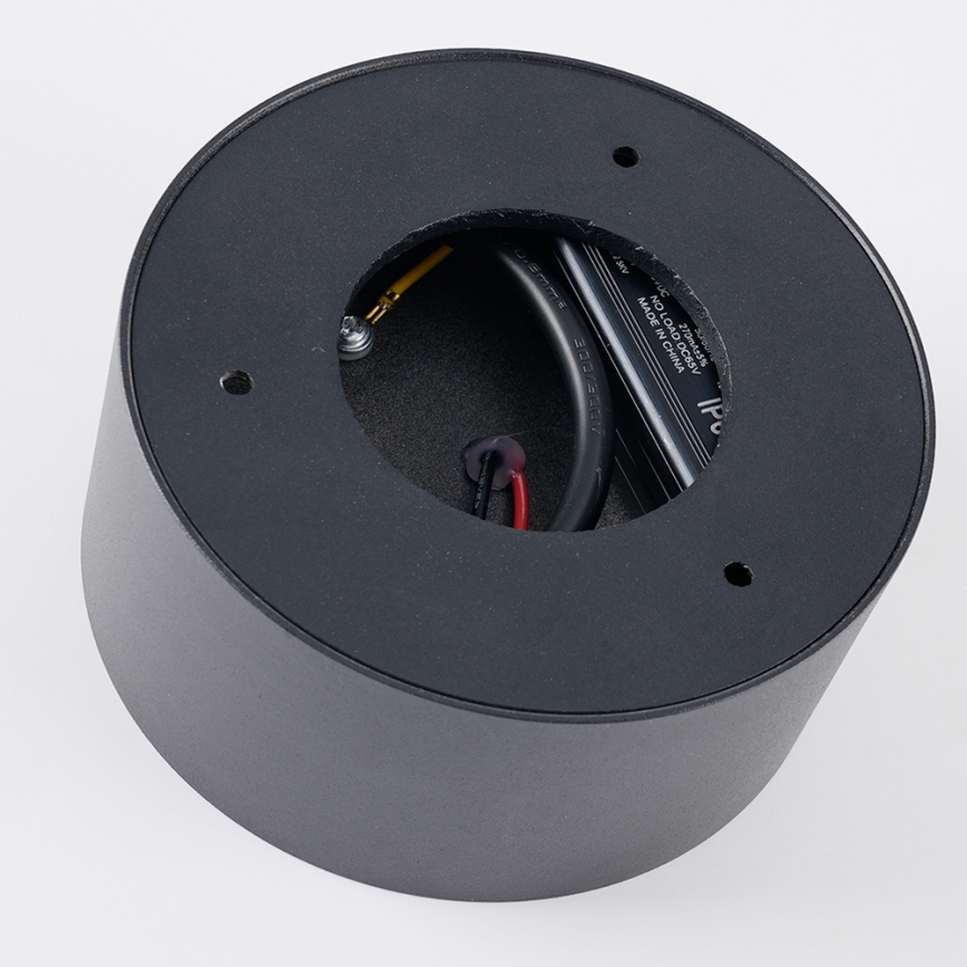 Brilagi - LED-Badezimmer-Deckenleuchte FORIS LED/14W/230V Ø 12 cm Anthrazit IP44