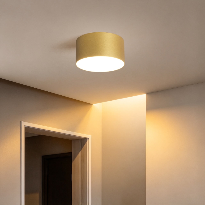 BRILAGI - LED-Deckenleuchte für Badezimmer FORIS LED/14W/230V Ø 12 cm goldfarben IP44