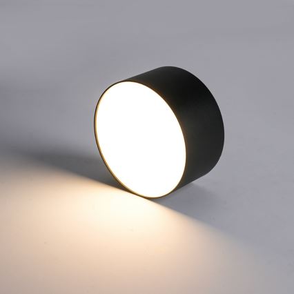 Brilagi - FORIS LED-Deckenleuchte für Badezimmer, 14 W, 230 V, Ø 12 cm, schwarz, IP44