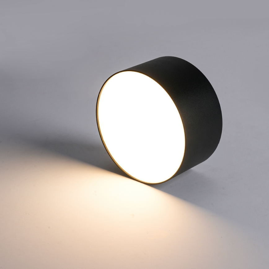 Brilagi - LED-Badezimmer-Deckenleuchte FORIS LED/20W/230V Ø 15 cm schwarz IP44