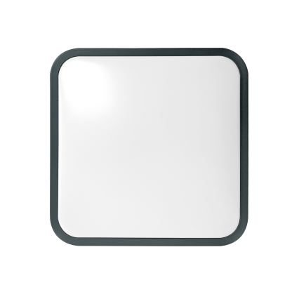 Brilagi - LED-Deckenleuchte für Badezimmer mit Sensor ZENNA LED/24W/230V 34,5x34,5 cm IP44 anthrazit + Fernbedienung