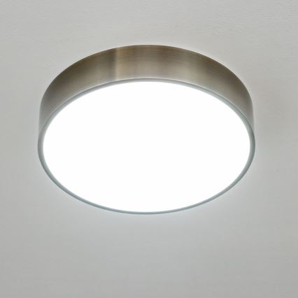 Brilagi - POOL LED-Deckenleuchte für Badezimmer, 24W/230V, 3000/4000/5500K, Ø 30 cm, IP54, Messing