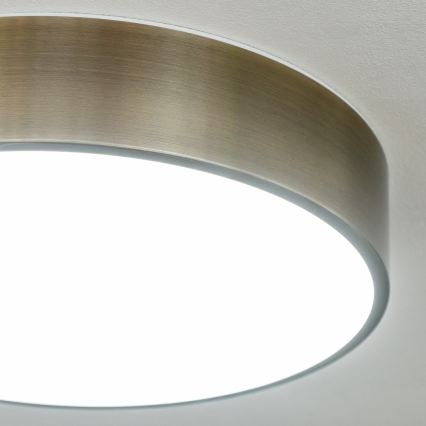 Brilagi - POOL LED-Deckenleuchte für Badezimmer, 24W/230V, 3000/4000/5500K, Ø 30 cm, IP54, Messing