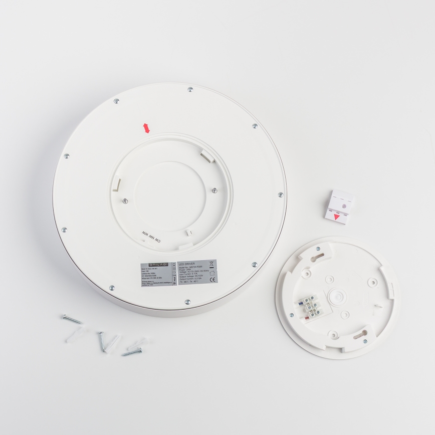 Brilagi - LED-Deckenleuchte für Badezimmer POOL LED/24W/230V 3000/4000/5500K Ø 30 cm IP54 weiß