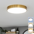 BRILAGI - LED Badezimmer-Deckenleuchte POOL LED/36W/230V 3000/4000/5500K Ø 40 cm IP54 goldfarben