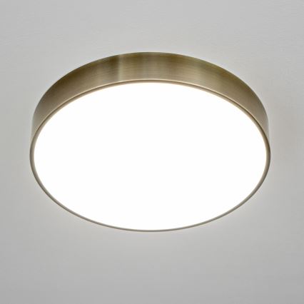 BRILAGI - LED Badezimmer-Deckenleuchte POOL LED/36W/230V 3000/4000/5500K Ø 40 cm IP54 Messing