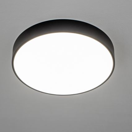 Brilagi - POOL LED Deckenleuchte für Badezimmer, 36W/230V, 3000/4000/5500K, Ø 40 cm, IP54, schwarz