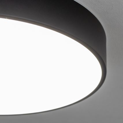 Brilagi - POOL LED Deckenleuchte für Badezimmer, 36W/230V, 3000/4000/5500K, Ø 40 cm, IP54, schwarz