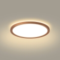 Brilagi - LED-Badezimmer-Deckenleuchte ULTRA SLIM LED/12W/230V Ø22,5 cm Roségold IP54