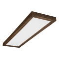 Brilagi - LED Badezimmer Deckenleuchte WOODY FRAME LED/40W/230V 120x30 cm IP44 Nussbaum