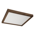 Brilagi - LED Badezimmer Deckenleuchte WOODY FRAME LED/40W/230V 60x60 cm IP44 walnut