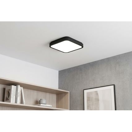 BRILAGI - LED Badezimmer-Deckenleuchte ZENNA LED/36W/230V 41x41 cm IP44 schwarz