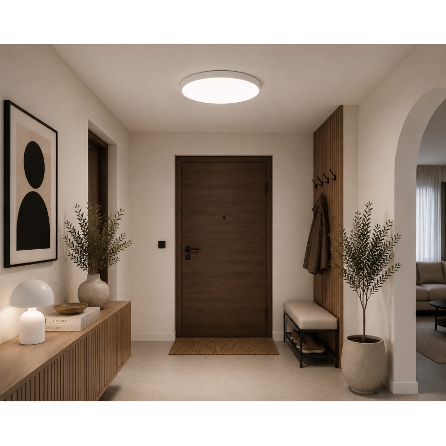 BRILAGI - LED-Badezimmer-Deckenleuchte ZENNA LED/36W/230V Ø 42 cm IP44 weiß