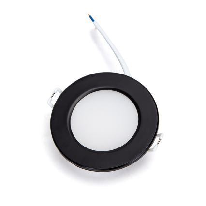 Brilagi - LED-Badezimmer-Einbauleuchte LED/24W/230V 3000K schwarz IP65