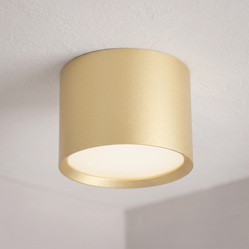 BRILAGI - LED-Badezimmer-Einbauleuchte SMOOTH 1xGX53/15W/230V 60x82 mm goldfarben IP54