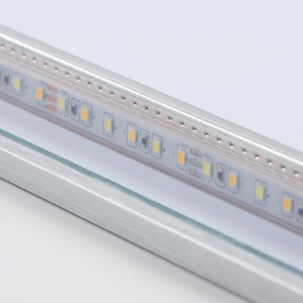 Brilagi - LED-Badezimmerspiegel DESIO LED/24W/230V 60x60 cm silber IP44 CRI 90 dimmbar + CCT