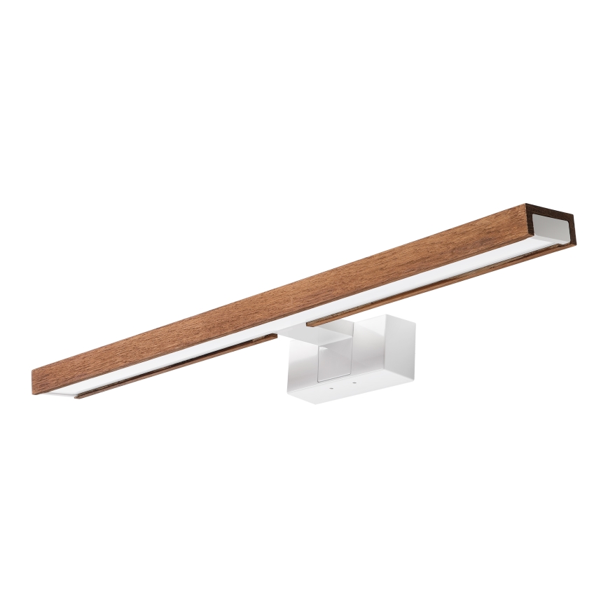 Brilagi - LED-Badezimmer-Spiegelleuchte 3-in-1 WOODY MIRROR LED/12W/230V 60 cm IP44 weiß/Eiche-Kirsche
