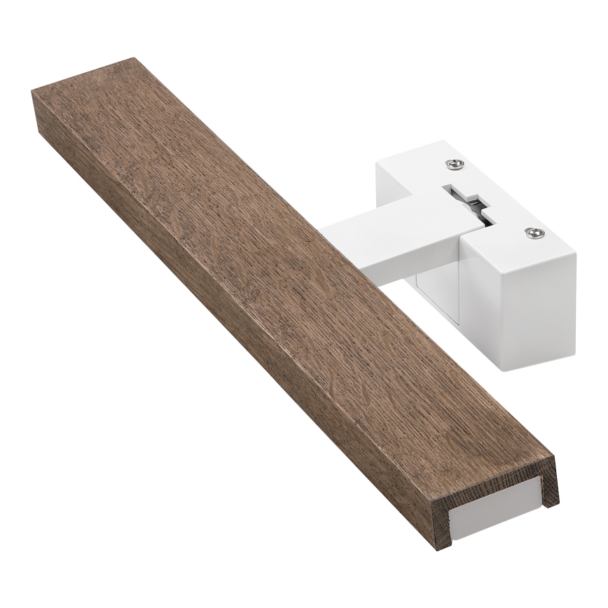 Brilagi - LED-Badezimmer-Spiegelleuchte 3-in-1 WOODY MIRROR LED/8W/230V 40 cm IP44 weiß/Eiche
