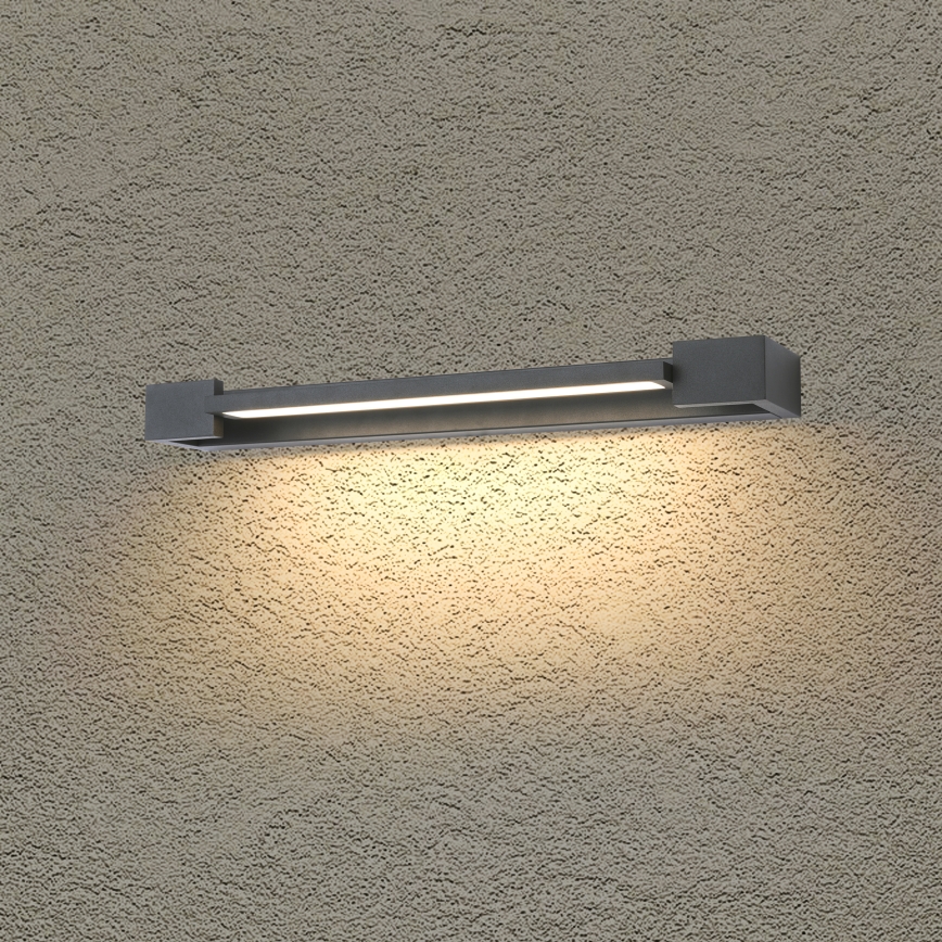 Brilagi - AQUA LINE LED-Spiegelbeleuchtung für das Badezimmer LED/12W/230V 45 cm IP44 Anthrazit CRI 90