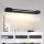 Brilagi - LED-Badezimmer-Spiegelleuchte AQUA LINE LED/12W/230V 45 cm IP44 schwarz CRI 90