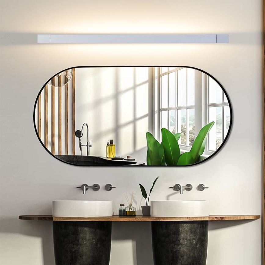 Brilagi - LED-Badspiegelleuchte AQUA LINE LED/24W/230V 90 cm IP44 matt-chrom CRI 90