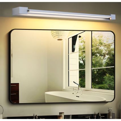 Brilagi - LED-Badspiegelleuchte AQUA LINE LED/24W/230V 90 cm IP44 matt-chrom CRI 90