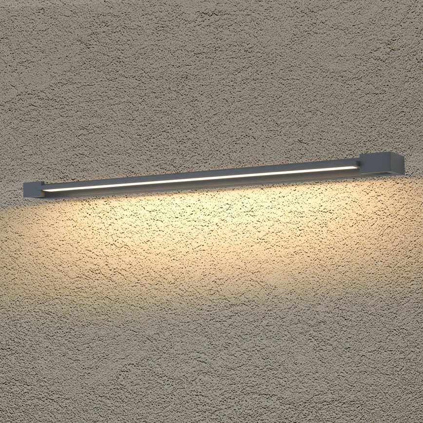 Brilagi - LED-Badezimmer-Spiegelbeleuchtung AQUA LINE LED/36W/230V 120 cm IP44 anthrazit CRI 90