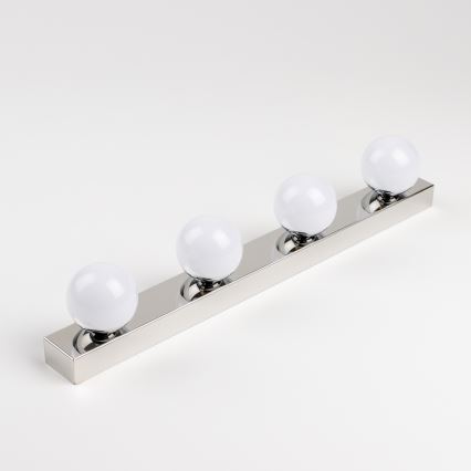 Brilagi - LED-Badspiegelleuchte HOLLYWOOD 4xLED/3W/230V 53 cm IP44 Hochglanzchrom