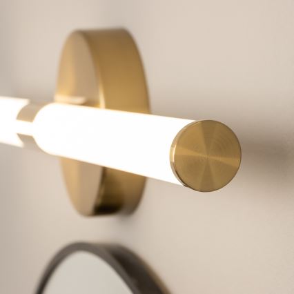 Brilagi - LED Badezimmerspiegel-Beleuchtung LARA LED/10W/230V 60 cm IP44 goldfarben