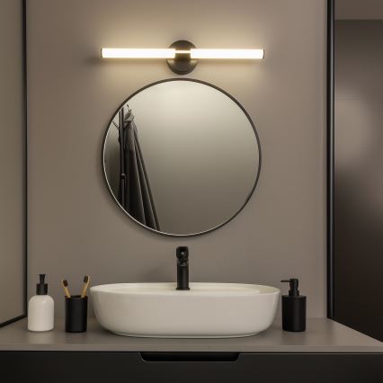 Brilagi - LED-Badspiegelleuchte LARA LED/10W/230V 60 cm IP44 schwarz