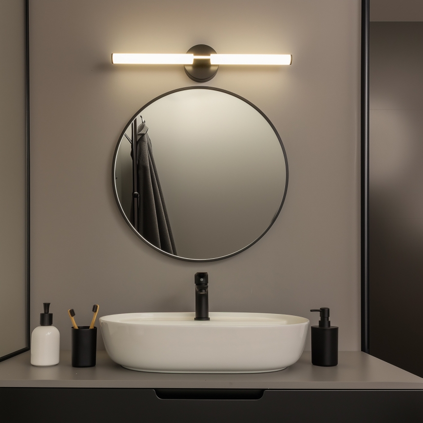 Brilagi - LED-Badspiegelleuchte LARA LED/10W/230V 60 cm IP44 schwarz