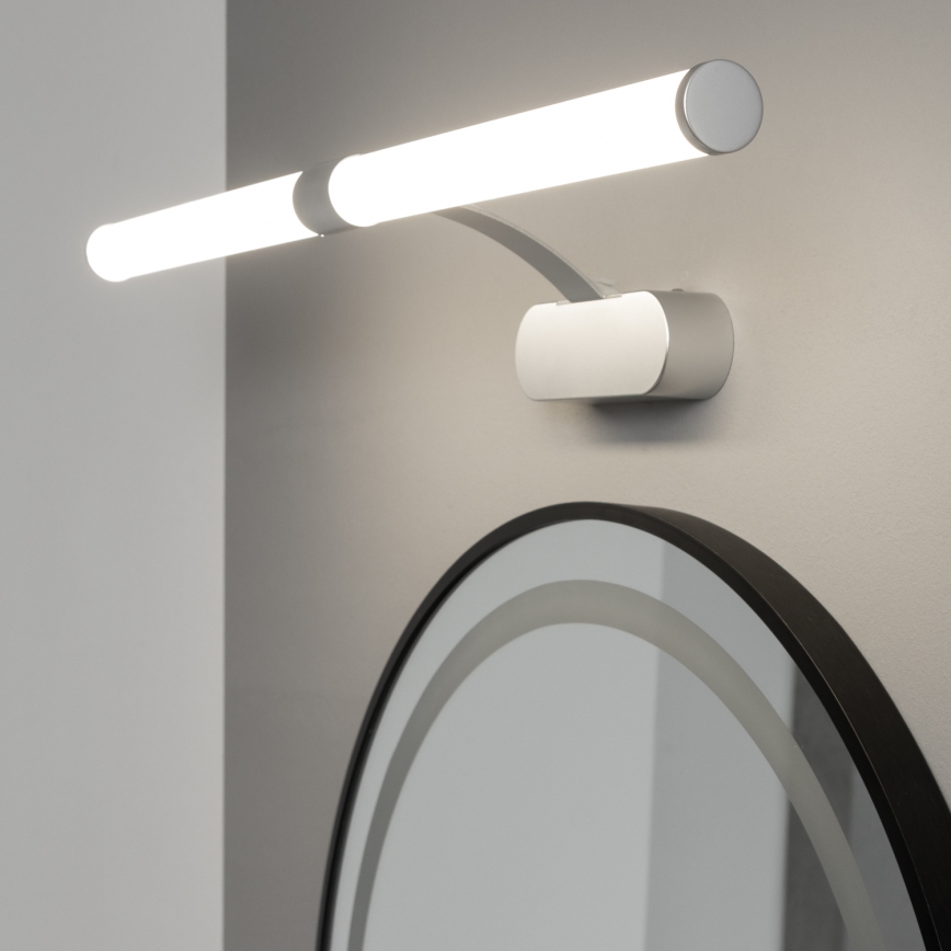 Brilagi - 2-in-1 LED-Badezimmer-Spiegelleuchte TUBEO LED/8W/230V 60 cm IP44 silberfarben