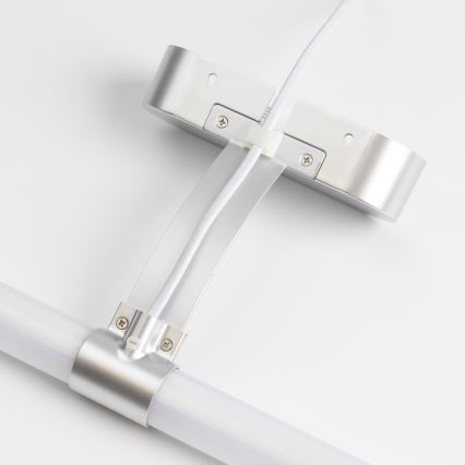 Brilagi - 2-in-1 LED-Badezimmer-Spiegelleuchte TUBEO LED/8W/230V 60 cm IP44 silberfarben
