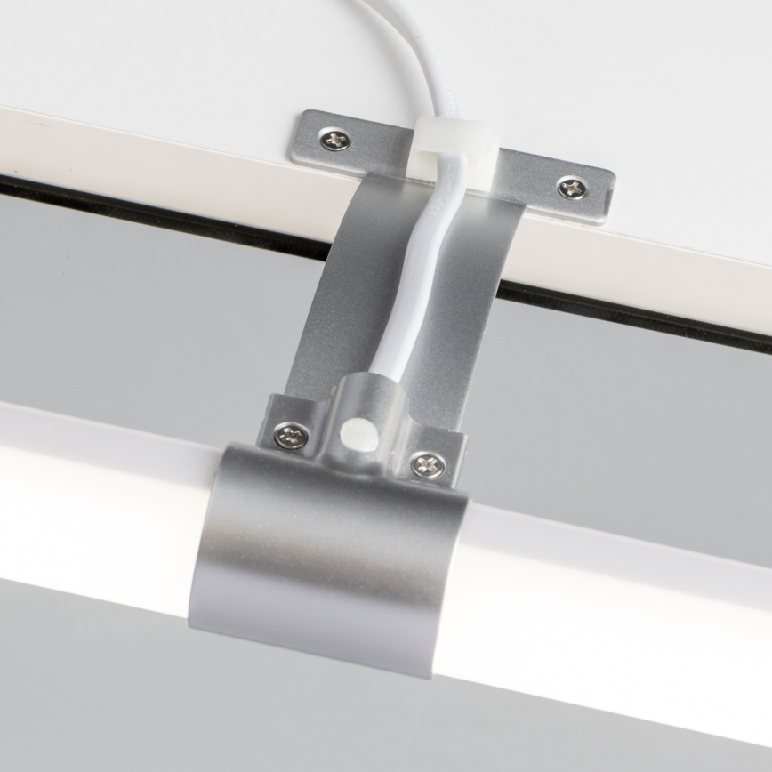 Brilagi - 2-in-1 LED-Badezimmer-Spiegelleuchte TUBEO LED/8W/230V 60 cm IP44 silberfarben