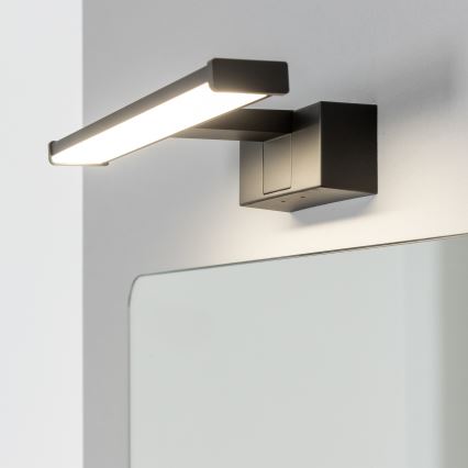 Brilagi - LED-Badezimmer-Spiegelleuchte 3-in-1 VESTRA LED/6W/230V 30 cm IP44 schwarz