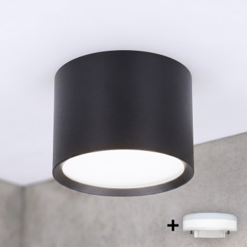 BRILAGI - LED Badezimmer-Spot SMOOTH 1xGX53/15W/230V 60x82 mm schwarz IP54