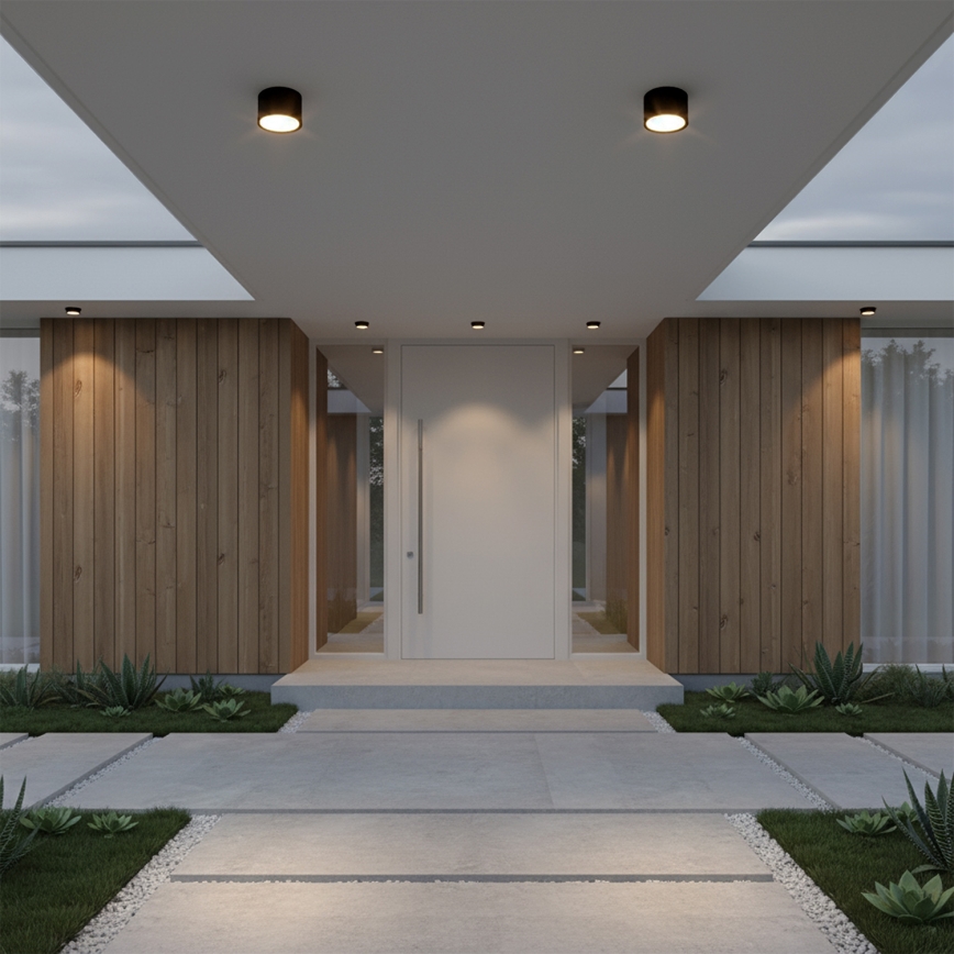 BRILAGI - LED Badezimmer-Spotleuchte SMOOTH 1xGX53/15W/230V 60x82 mm schwarz IP54