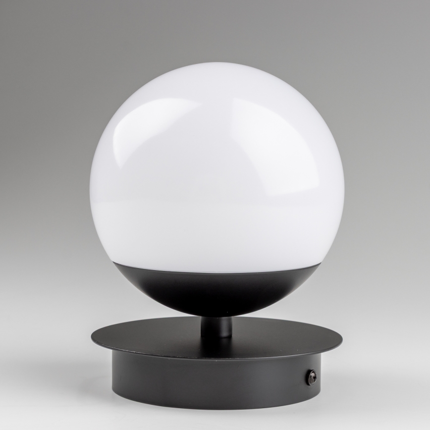 Brilagi - LED-Badezimmer-Wandleuchte BALL LED/6W/230V 3000/4000/6500K IP44 schwarz