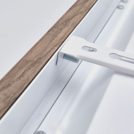 Brilagi - LED Badezimmer Deckenleuchte WOODY FRAME LED/40W/230V 120x30 cm IP44 Nussbaum