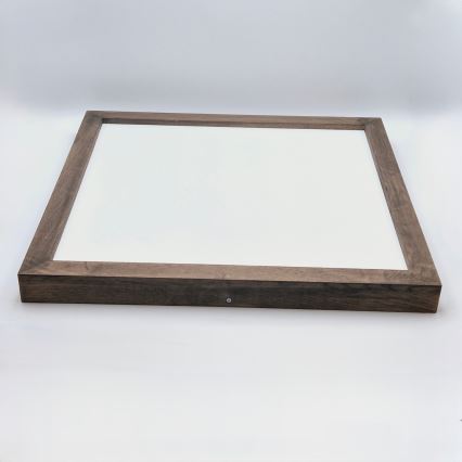 Brilagi - LED Badezimmer Deckenleuchte WOODY FRAME LED/40W/230V 60x60 cm IP44 walnut