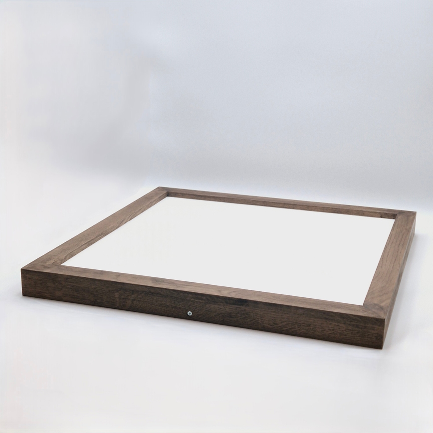 Brilagi - LED Badezimmer Deckenleuchte WOODY FRAME LED/40W/230V 60x60 cm IP44 walnut