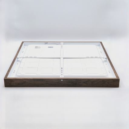 Brilagi - LED Badezimmer Deckenleuchte WOODY FRAME LED/40W/230V 60x60 cm IP44 walnut