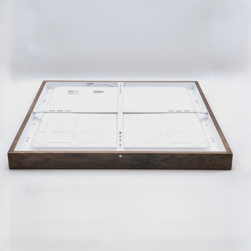 Brilagi - LED Badezimmer Deckenleuchte WOODY FRAME LED/40W/230V 60x60 cm IP44 walnut