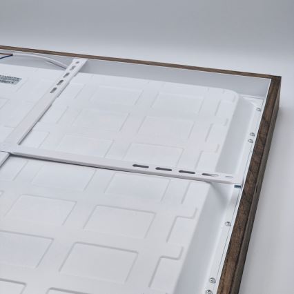 Brilagi - LED Badezimmer Deckenleuchte WOODY FRAME LED/40W/230V 60x60 cm IP44 walnut
