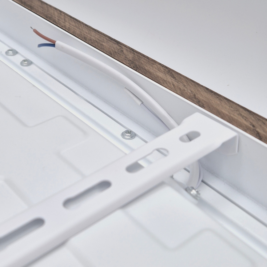 Brilagi - LED Badezimmer Deckenleuchte WOODY FRAME LED/40W/230V 60x60 cm IP44 walnut